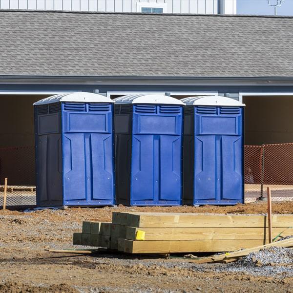 Heavy-duty construction site porta potty in Plattsburgh, New York