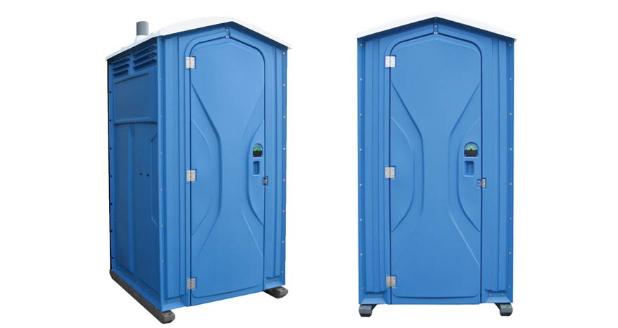 Long-term porta potty units on site in Plattsburgh, New York